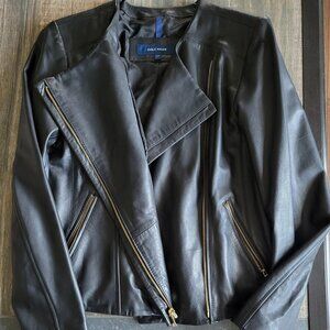 Lambskin Leather Jacket Cole Haan Size S